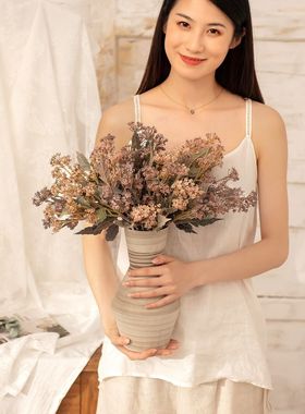 INS风干枯小花女仿真花厂家家居装饰婚庆假花MW82108