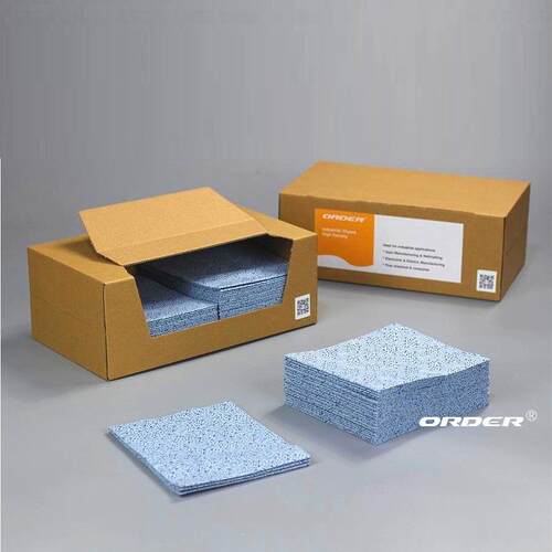 ORDER苏州欧德折疊式盒装除油布汽车喷涂专用擦拭布吸油擦拭布