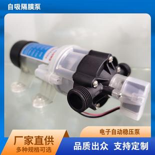 自动启停水泵80W自动稳压泵电动隔膜泵 厂家供应低噪音微型自吸式