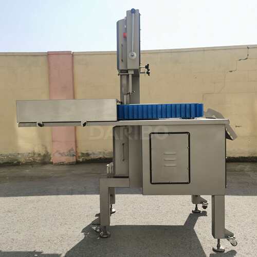 L冷冻猪脚切半机  屠宰场猪脚猪蹄开半设备 整只鸡鸭鱼对半分切机