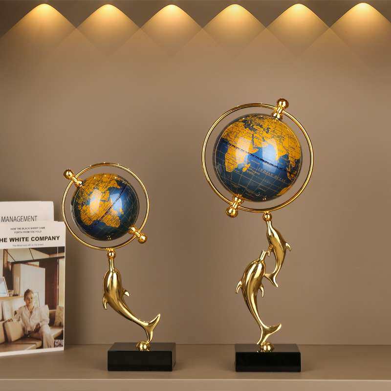 2025中式轻奢海豚合金水晶摆件创意家居礼物礼品装饰工艺品 厂,家居饰品,桌面摆件,淘宝优惠券,粉丝福利购,淘宝优惠卷