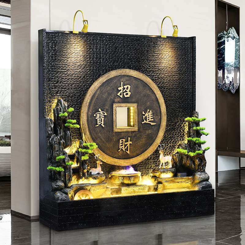 户外庭院花园别墅假山流水喷泉办公室玄关水幕墙装饰景观落地摆件,家居饰品,流水摆件,淘宝优惠券,粉丝福利购,淘宝优惠卷