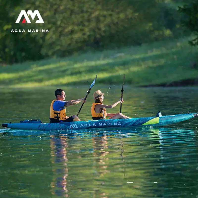 Aqua Marina/乐划湍流号K2皮划艇单双人充气船独木舟漂流橡皮艇