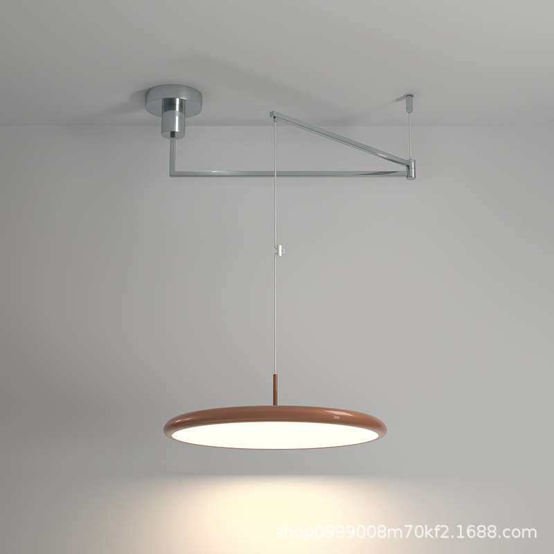 飞碟法式摇臂餐厅吊灯简约现代餐桌灯设计师可移动灯具,家装灯饰光源,客厅吸顶灯,淘宝优惠券,粉丝福利购,淘宝优惠卷