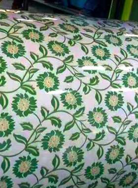 镀锌板 DX51D+Z镀锌铁皮无花镀锌板红色涂镀板多样式彩钢印花板