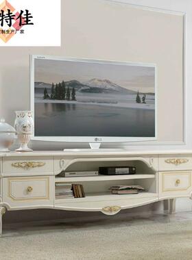 式电视欧柜花实木雕34036地柜大户型高档别墅厅客视听柜法式电视