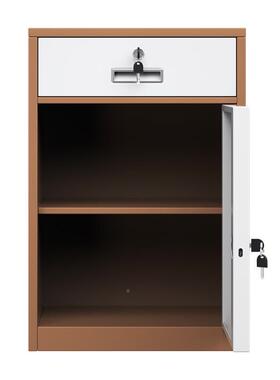 柜办公05555室用文件柜资料柜工具收纳专柜铁皮矮储带物柜抽屉锁