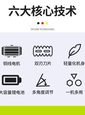 捍绿动割草机锂机电剪草农AXA用电式打草机小型家用草坪充收电割