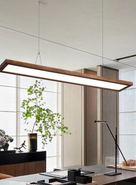 le长d灯用办公条室34109客厅仿木色吊线灯超商市健身房过道走廊条
