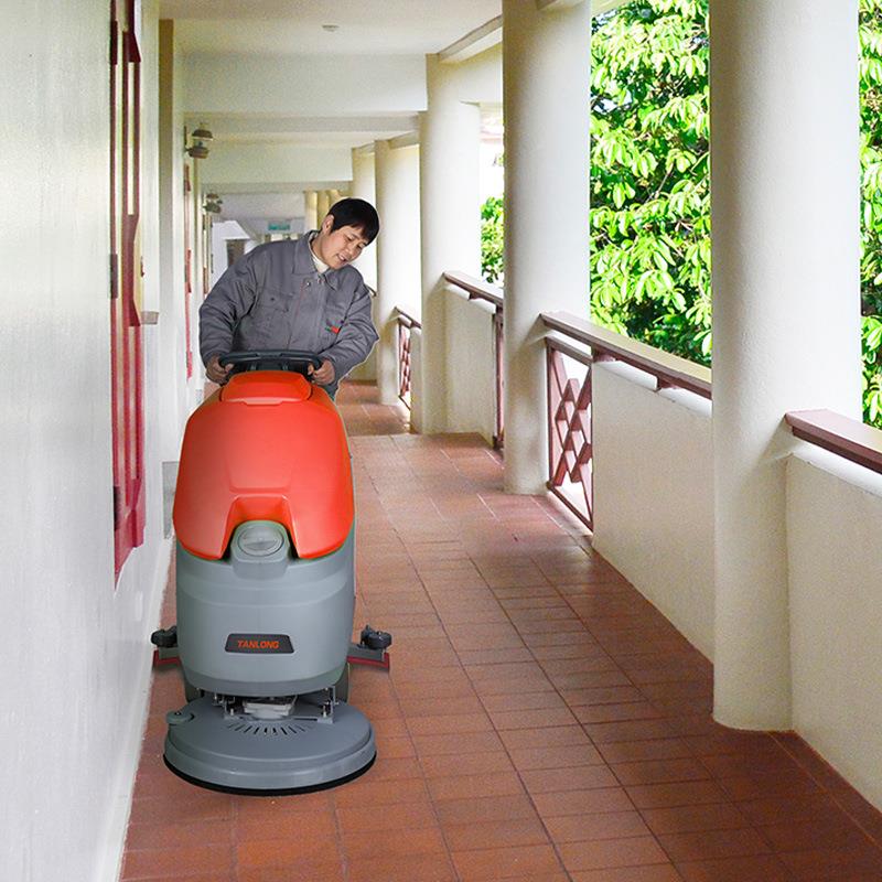 T3ro自P动工业JTH洗地机工厂式车间用小型手刷地机商用推洗地机