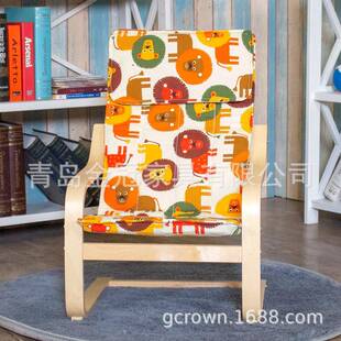 儿童波昂椅宝座背宝扶靠凳子幼儿园椅椅小孩阅AER读手坐椅木椅帆