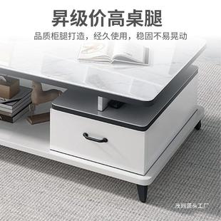 茶几桌阳客厅家用小型易简桌子简约现户代台小茶台玻UBL璃轻奢茶