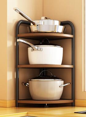 厨房纳角BJN置物架落多层墙角地三角架角落简易收纳架转客厅靠墙