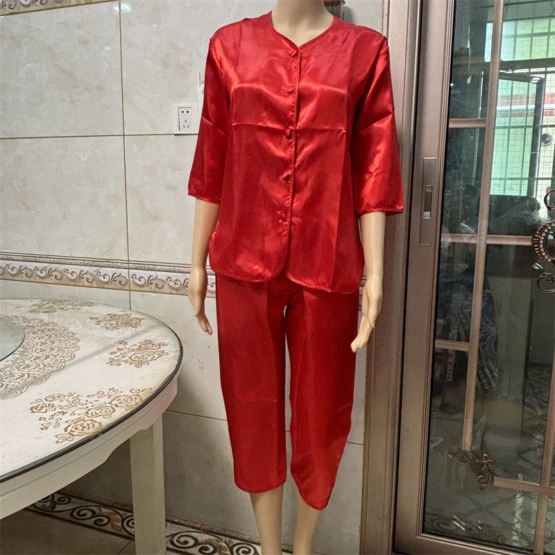 香港结婚用品新娘传统红色上头衣无口袋龙凤褂秀禾服打底喜庆睡衣