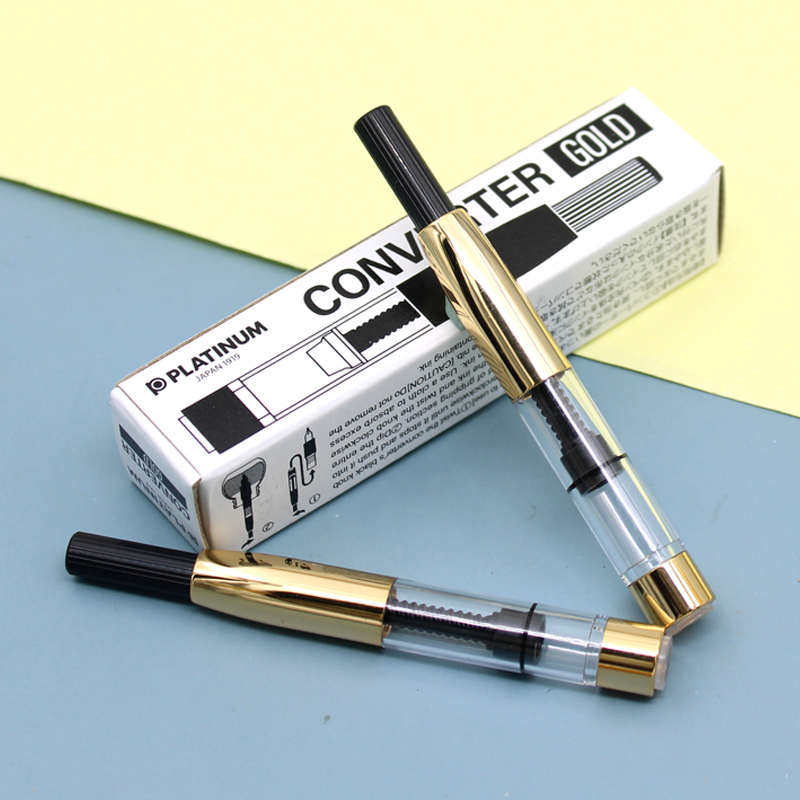 白金platinum钢笔墨水笔真空旋转螺旋式上吸墨器墨推拉器笔式万年