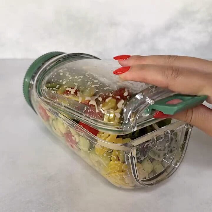 蔬菜沙拉分格防漏密封保鲜饭盒