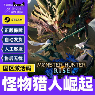 PC正版中文游戏steam怪物猎人崛起rise激活码cdk怪物猎人怪猎崛起曙光sunbreak怪物猎人崛起曙光dlc破晓