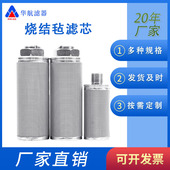 不锈钢烧结毡滤芯 真空上料机滤芯 137烧结粉尘滤芯