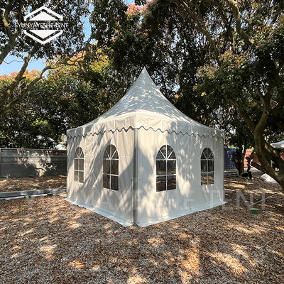 pagoda tent 出售铝合金尖顶帐篷 宝塔篷房 框架结构易组装可循环