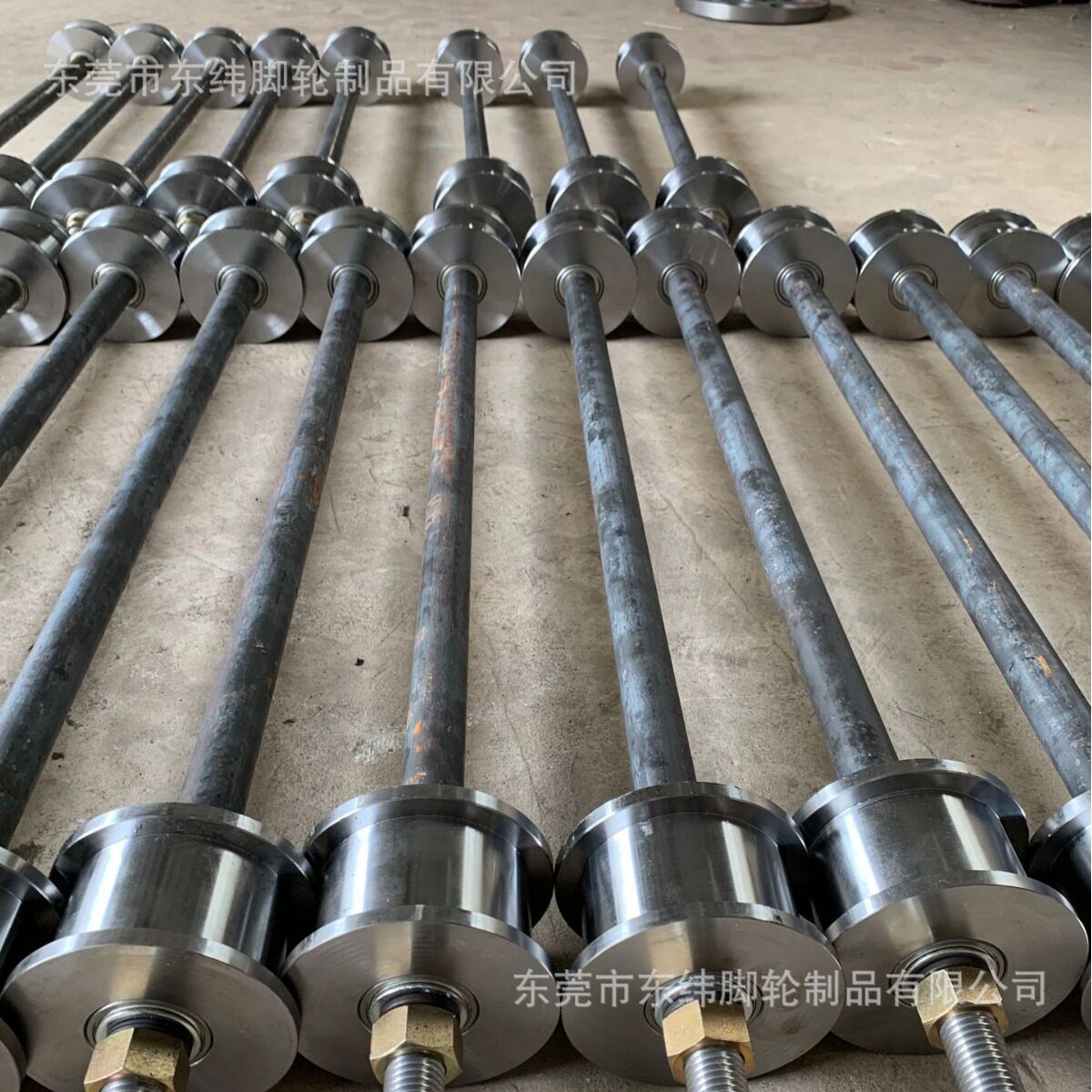 火车导轨轮H型双边钢轨轮矿车轮对45号钢实心滑轮承重2~15吨