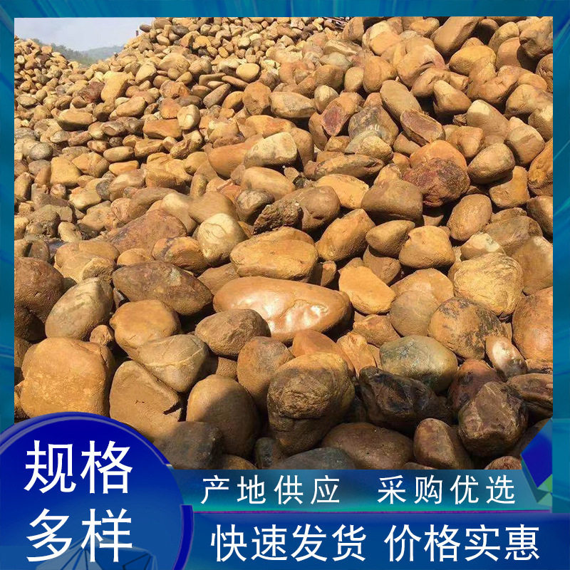 天然鹅卵石梧桐石自然河道石公园驳岸流溪河卵石大型河软石头批发