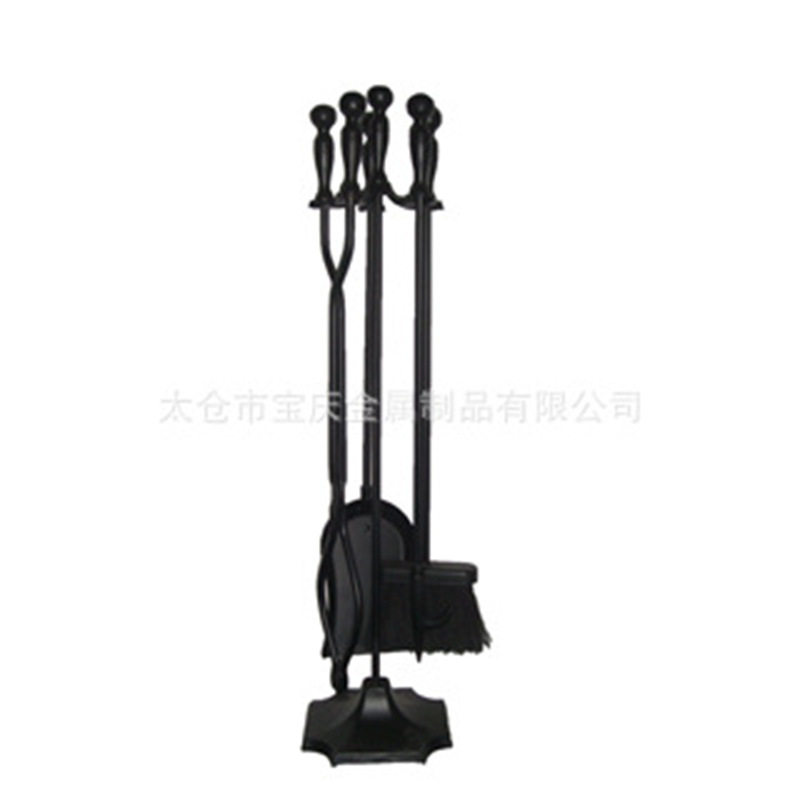 壁炉火钳灰铲火钩配件铁艺壁炉清灰工具壁炉烤炉清理用具三件套