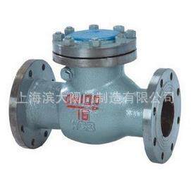 上海滨大阀门生产旋启式法兰止回阀H44H止回阀DN15-DN300