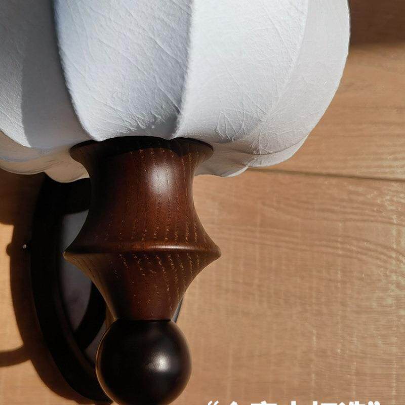 复古风壁灯实木新款中国风高级感卧室床头灯法式新中式墙壁灯