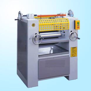 红丹木工机械自动贴面过胶机木工双面四辊滚胶机HD800双面涂胶机