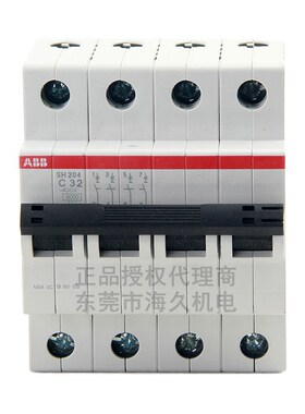 ABB低压开关SH200系列交流断路器SH204-C32;2CDS214001R0324