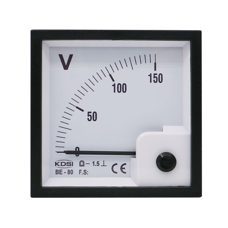 KDSI/康的斯 单相直流电压表BE-80 DC150V 出口型方形伏特表