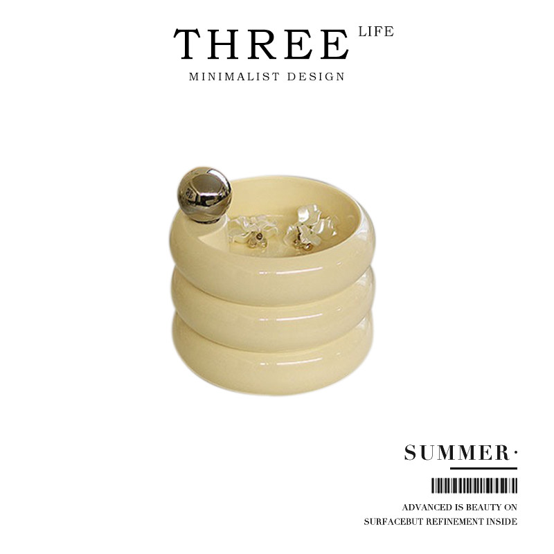 Tlife·Summer·可旋转首饰盒饰品化妆品梳妆台桌面收纳盒 | 季夏