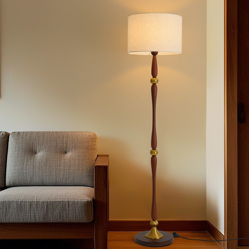 灯感法式地台美式氛围客厅立式复古落地灯新落地台灯落地书房