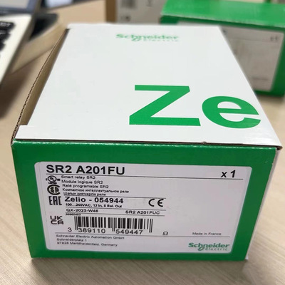 SR2A201FU基本型逻辑控制器AC100-240V输入8继电器输出带显示面板