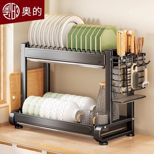 洗碗棉沥水架厨房k碗架碗柜置物架家用台面多功能放碗盘碗筷碗碟