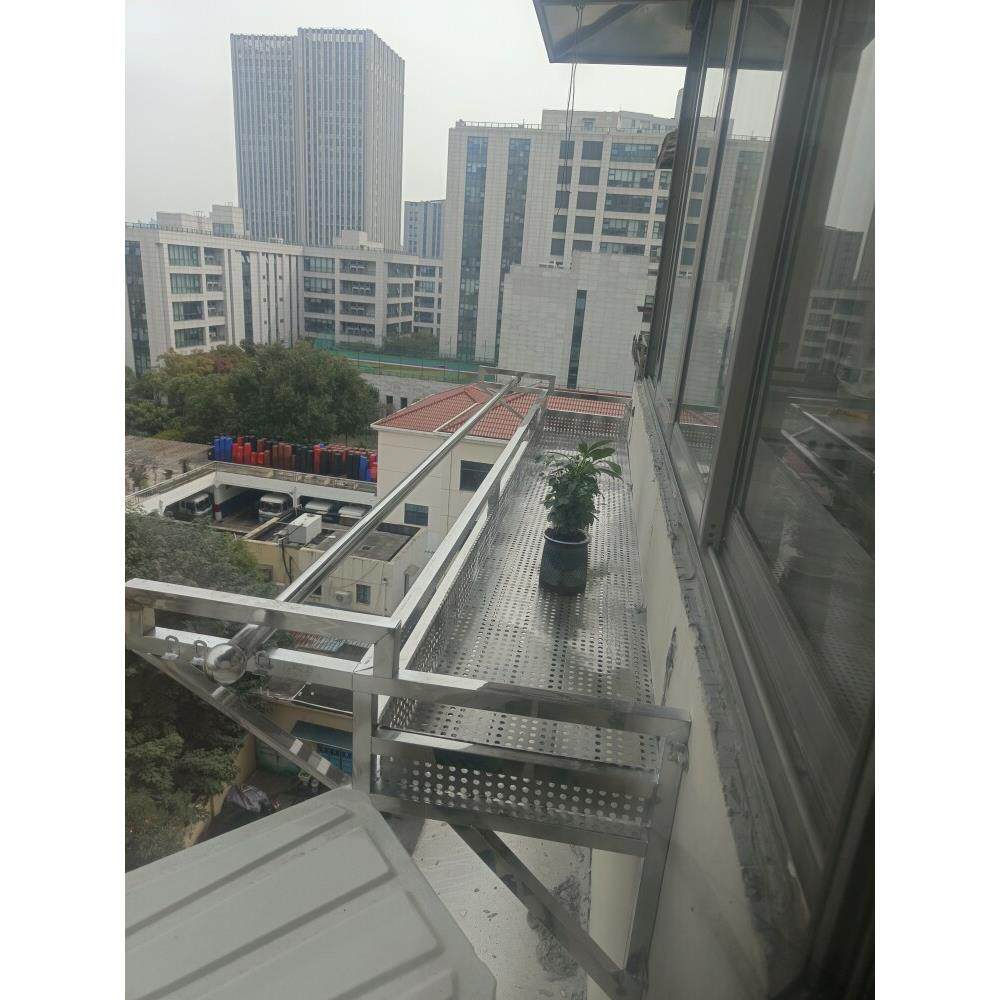 不锈钢阳台花架架挂式阳台花架窗台室外花盆架栏杆可定制上门安装