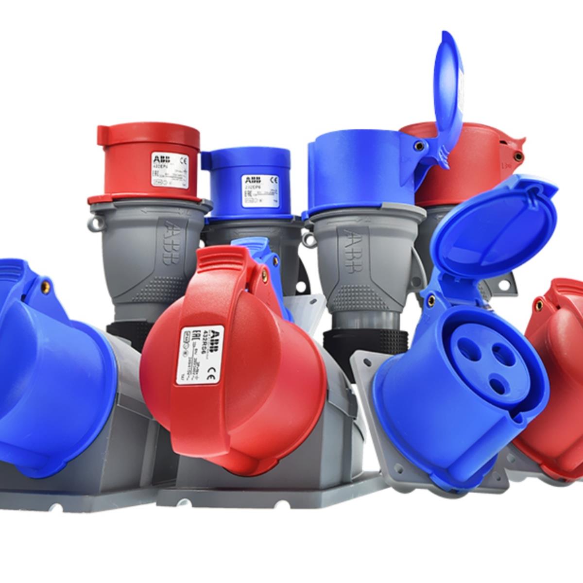 ABB/安费诺工业连接器航空插座插头216RS432RS/RU16A32A进口品