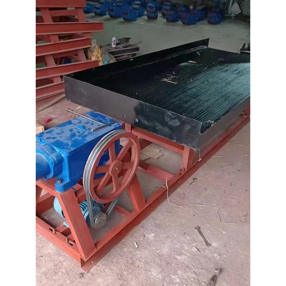 选矿摇床淘沙金工具1米2米实验室小摇床淘金钨锡矿设备6-S摇床厂