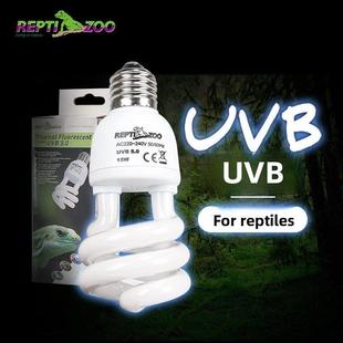REPTIZOO爬虫uvb灯陆龟变色龙10.0爬宠5.0蜥蜴灯泡宠物乌龟晒背灯