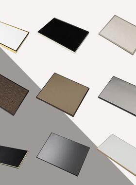 样板间衣帽间软装饰品摆件梳妆台展厅首饰收纳长方形托盘组合套装