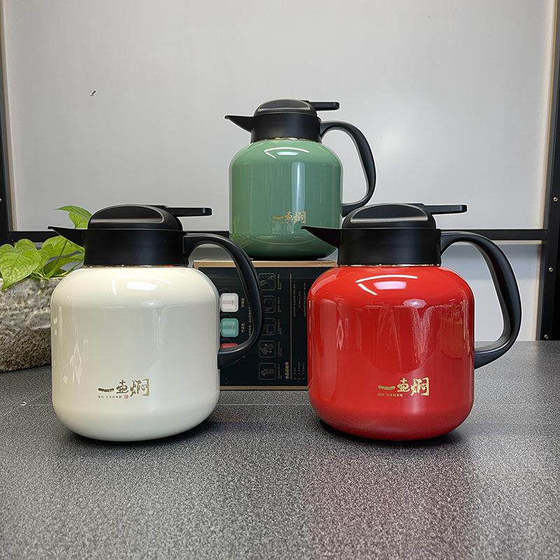匡迪金力焖茶壶闷泡壶保温壶316不锈钢大容量暧瓶水壶刻印字9050