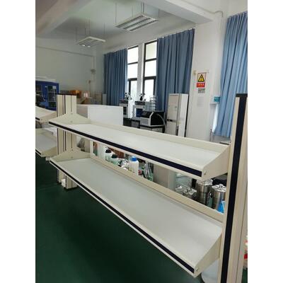 中央台铝玻试剂架 实验室试验室化验室实验台工作台置物架子