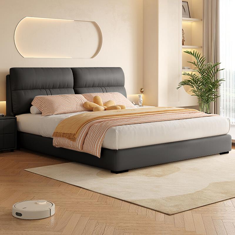 2025新款法式实木床1米8双人床主卧室大床小户型省空间床出租房用