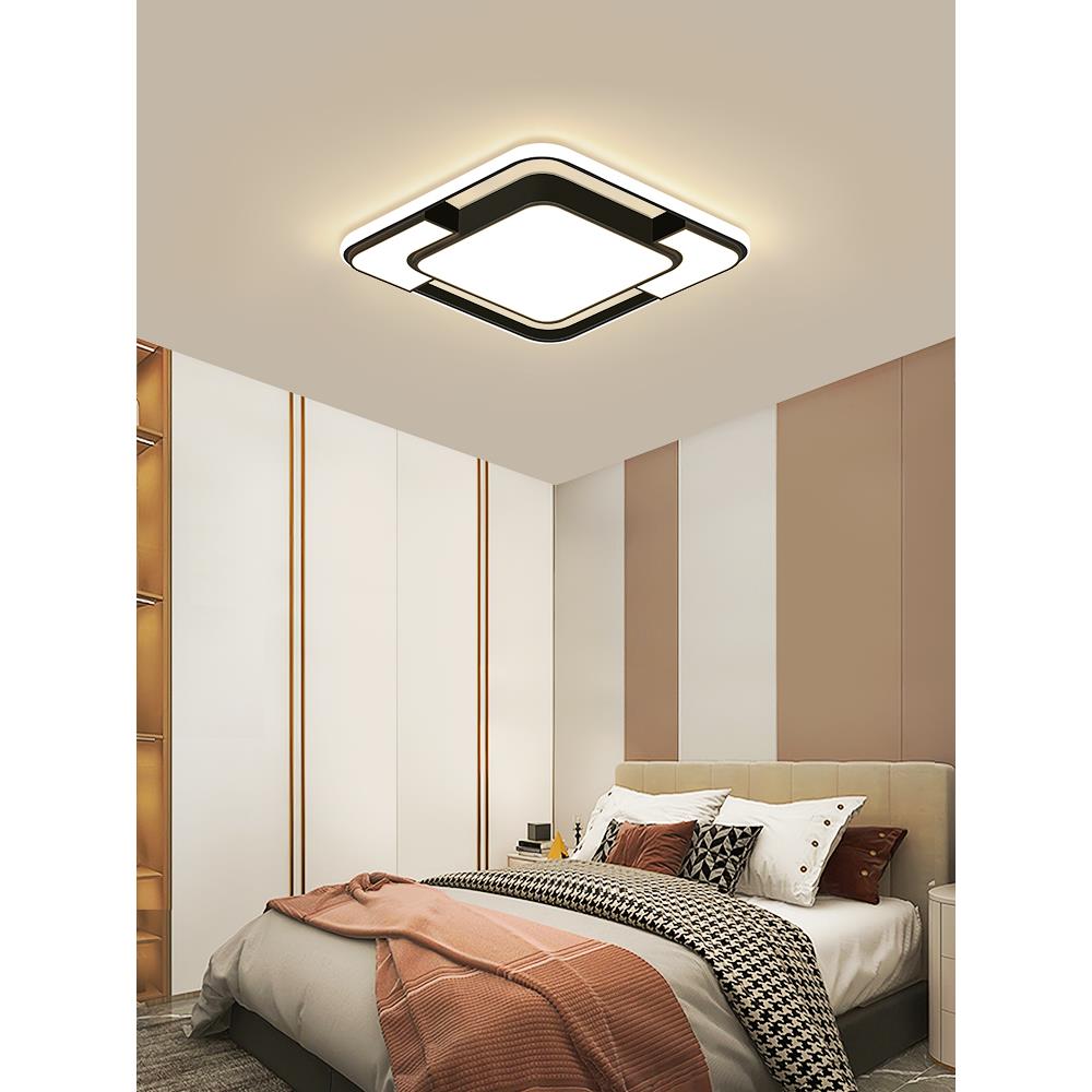 护眼主卧室吸顶灯客厅房间吊灯具大全中山现代简约大气书房全光谱