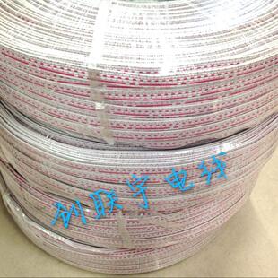 2468红白排线26AWG电子线5P6P8P10P排线/蓝白排线24AWG端子连接线