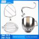 佳麦原装 7LT鲜奶机厨师机配件打蛋桶和面勾和馅拍子打蛋球钩子