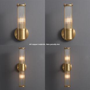 全铜光豪华后现代壁灯客厅沙发背景壁灯卧室床头壁灯浴室镜子头灯