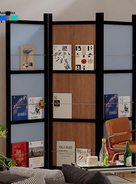 LIM界限中古包豪斯屏风民宿客厅隔间折叠撞色屏风收纳层架森野屏