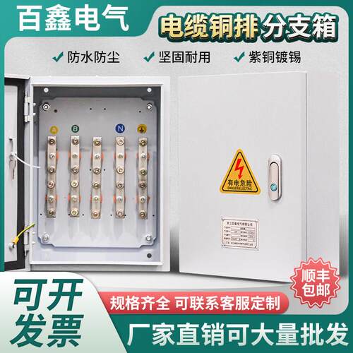 排分支箱BTTZ绝缘端子矿物质电缆T接箱铜楼层桥架转换接线分流箱