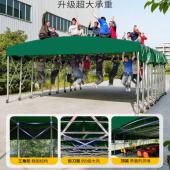 可移动雨棚户外防雨推拉伸缩汽车活动帐篷仓库防雨蓬停车棚遮阳棚